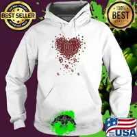 Oklahoma Sooners three wolves heart s Hoodie