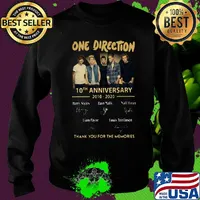 One direction 10th anniversary 2010 2020 thank you for the memories signatures s Sweater