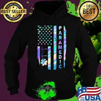 Paramedic American Flag Independence Day Shirt Hoodie