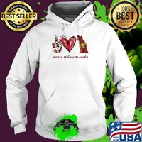 Peace love cocks diamond s Hoodie