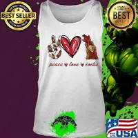 Peace love cocks diamond s Tank top