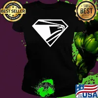 Post office superman logo s Ladies tee