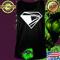 Post office superman logo s Tank top