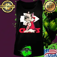 Pug tattoos kansas city chiefs football logo s Tank top