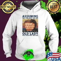 Queen band assuming i'm just an old lady was your first mistake signatures vintage retro s Hoodie