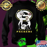 Rick and morty green bay packers football players s Sweater
