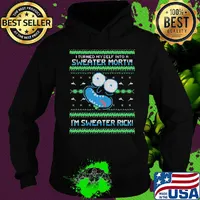 Rick and morty i turned myself into a sweater morty i’m sweater rick s Hoodie
