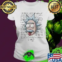 Rick and morty math s Ladies tee