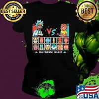 Rick and morty multiverse select game s Ladies tee