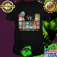 Rick and morty multiverse select game shirt
