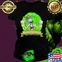 Rick and morty rocktoberfest traditional multiverse lager 157 s Ladies tee