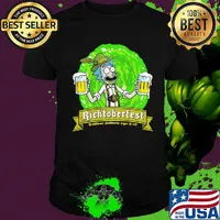 Rick and morty rocktoberfest traditional multiverse lager 157 shirt