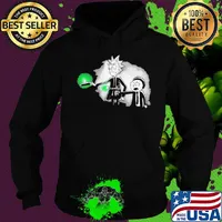 Rick and morty shoots gun s Hoodie