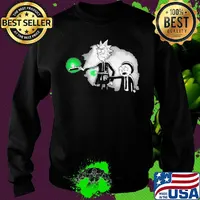 Rick and morty shoots gun s Sweater