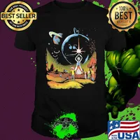 Rick and morty shoots star wars shirt