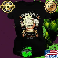 Rick multiverse famous crazy rick’s let’s get riggety wecked son schwifty ale earth c137 brew s Ladies tee