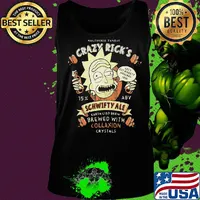 Rick multiverse famous crazy rick’s let’s get riggety wecked son schwifty ale earth c137 brew s Tank top