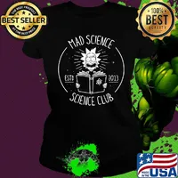 Rick's mad science estd 2013 science club s Ladies tee