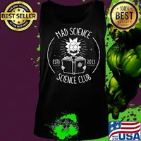 Rick's mad science estd 2013 science club s Tank top