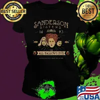 Sanderson sisters 16 93 on all hallows eve summon us from the ground s Ladies tee