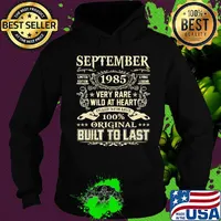 September 1985 limited edition living legend very rare wild at heart filled with love 100% original built to last s Hoodie