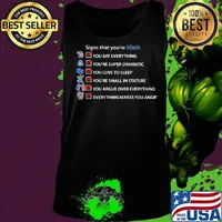 Signs that you're stitch you eat everything you're super dramatic you love to sleep s Tank top