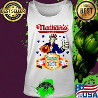 Since 1916 nathan's famous hot dog eating contets stars s Tank top