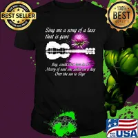 Sing me a song of a lass that is gone say could that lass be i merry of soul she sailed on a day over the sea to skye guitar covid-19 shirt