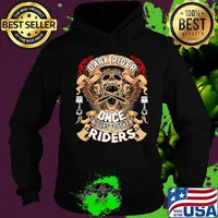 Skull dark rider once riders firaver riders s Hoodie