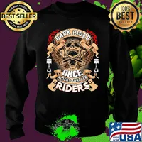 Skull dark rider once riders firaver riders s Sweater