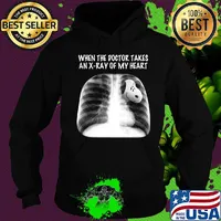 Snoopy when the doctor takes an x ray of my heart s Hoodie