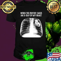 Snoopy when the doctor takes an x ray of my heart shirt