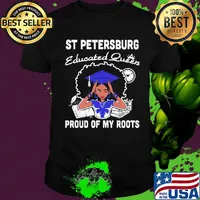 St Petersburg educated queen proud of my roots shirt