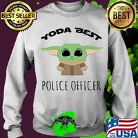 Star wars baby yoda best police officer s Sweater