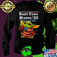 Star wars baby yoda mando 2020 this is the way s Sweater