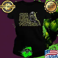Star Wars Cat I am your father s Ladies tee