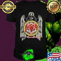 Star wars darth vader slayer eagle logo mashup shirt