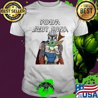 Star wars darth vader yoda best dad happy father's day shirt
