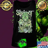 Star wars master yoda slipknot s Tank top