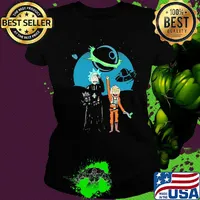 Star wars rick and morty s Ladies tee