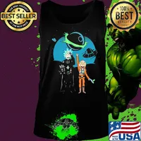 Star wars rick and morty s Tank top