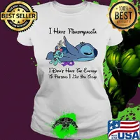 Stitch and scrump i have fibromyalgia i don't have the energy to pretend i like you today s Ladies tee