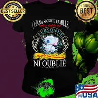 Stitch ohana signifie famille que personne ne doip eyro abandonne ni oublie s Ladies tee