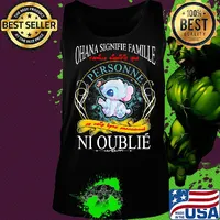 Stitch ohana signifie famille que personne ne doip eyro abandonne ni oublie s Tank top