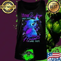 Stitch your wings were ready but my heart was not butterflies cancer awareness s Tank top
