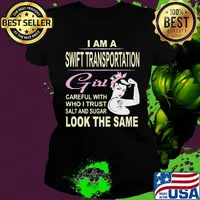 Strong woman i am a swift transportation girl i can do all things through christ who gives me strength s Ladies tee