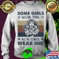 Superwoman some girls wear pink real girls wear ink vintage retro s Sweater