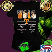 Tennessee volunteers vols players signatures s Ladies tee