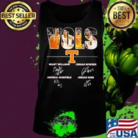 Tennessee volunteers vols players signatures s Tank top