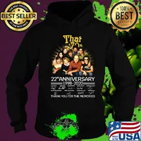 That 70s to mars 22rd anniversary 1998 2020 thank you for the memories signatures s Hoodie